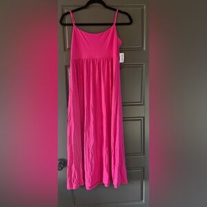 Old Navy Vibrant Pink Maxi Skirt